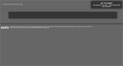 Desktop Screenshot of isabels-hofstube.de